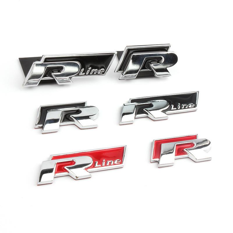 Volkswagen Lavida, Sagitar, Golf R, CC, Magotan, Polo Grille & R-Line Tail Badge Decals