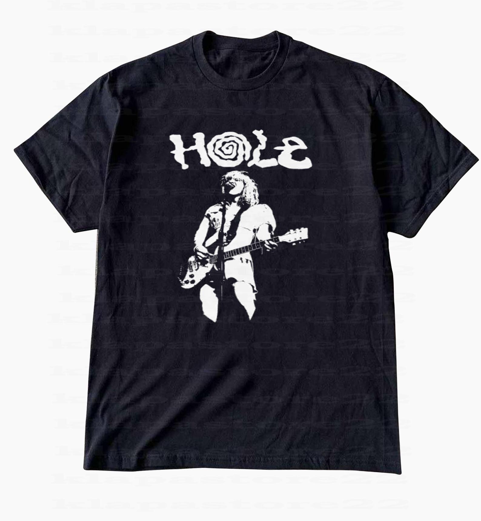 Hole Band T-Shirt, 90s Retro Graphic Tee, Oversized Streetwear (Unisex) 4XL