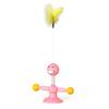 Suction Cup Spring Cat Toy Interactive Feather Teaser Wand Multifunctional Kitten Playing Stick Pet Entertainment Supplies