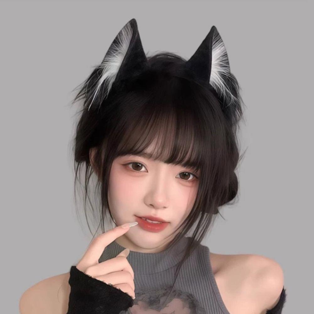 1Pc Halloween Cat Ear Cosplay Headband For Women New Style Cute Hairband For Halloween Christmas Cosplay Party Costume