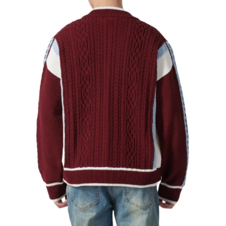 adidas Originals RETRO KARDIIGAN Strickware Unisex Bordeauxrot JN0718-