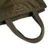 Prada Triangular Logo Handbag Khaki Women Used