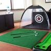 Golf Übungsnetz Indoor 2M Oxford-Stoff Golf Übungszelt Outdoor Garten Rasen Tragbare Golf Trainingsausrüstung Zubehör
