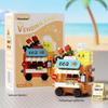 Micro-particle Building Blocks: Street View Shop Ornament - Compatible with Lego, Educational Toy, Year of the Horse Gift for Children