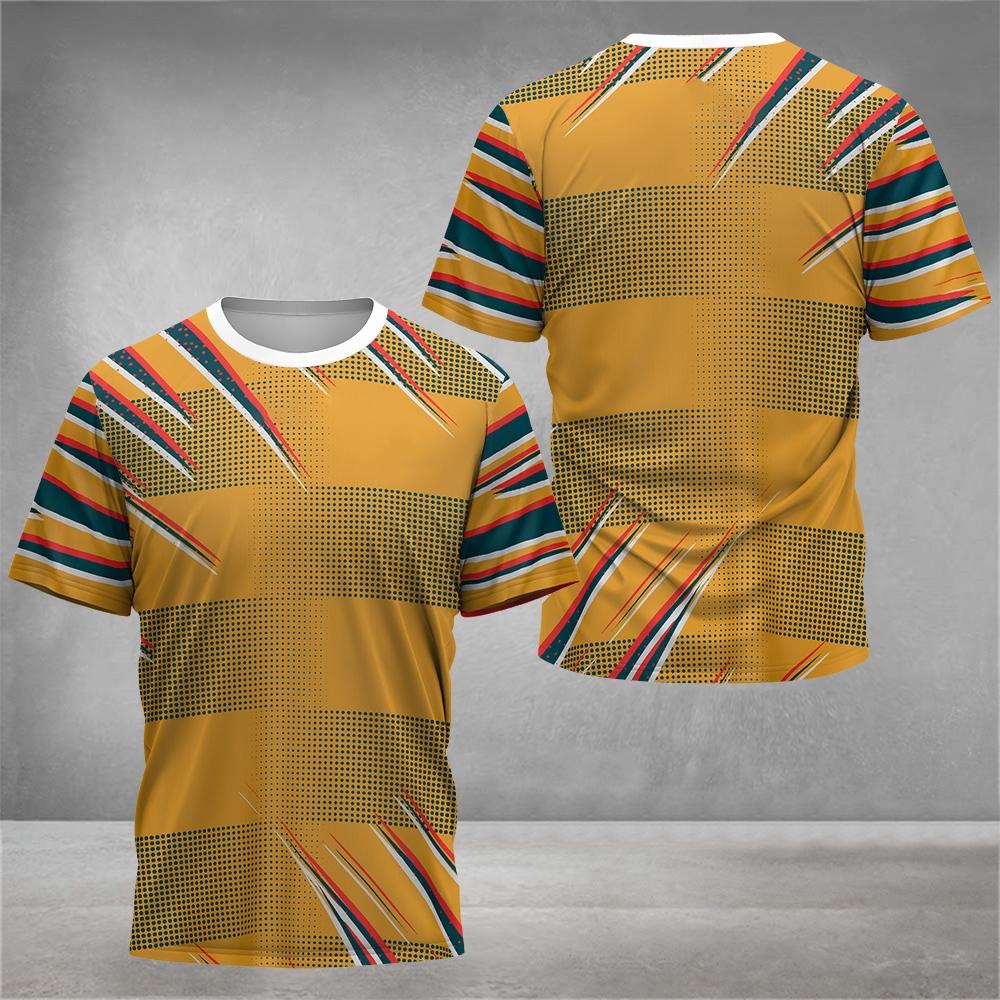 Badminton Tennis Sports Men's T Shirt Casual O-neck Loose Short Sleeve Tops Fashion 3D Print Gym T-shirt Man Outdoor Running Tee