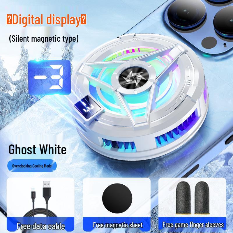 SL17 Gaming Phone Cooler: Semiconductor Suction Clip with Digital Display