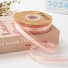 2.5cm Wide Chiffon Snow Yarn Ribbon for Gift Wrapping or Birthday Cake Decoration