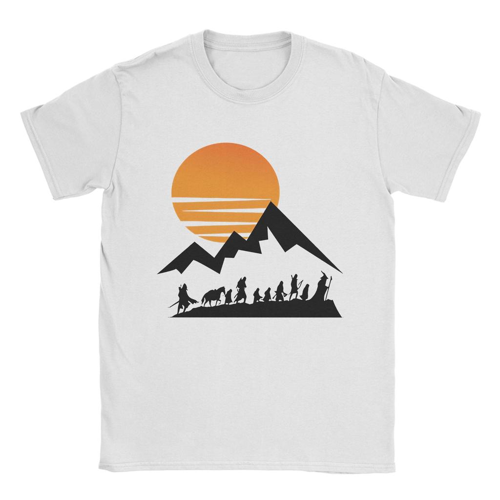The Lonely Mountain    Men T Shirt LLords Of The RRings Meme Funny Tees Short Sleeve Crewneck TShirt 100 Cotton Tops