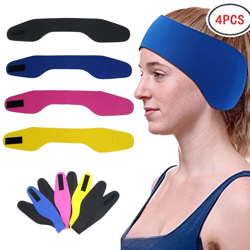 

4pcs Waterproof Neoprene Swimming Headband Kids and Adults Ear Protection Hair Band for Swimming Laps Water Sports 4pcs
