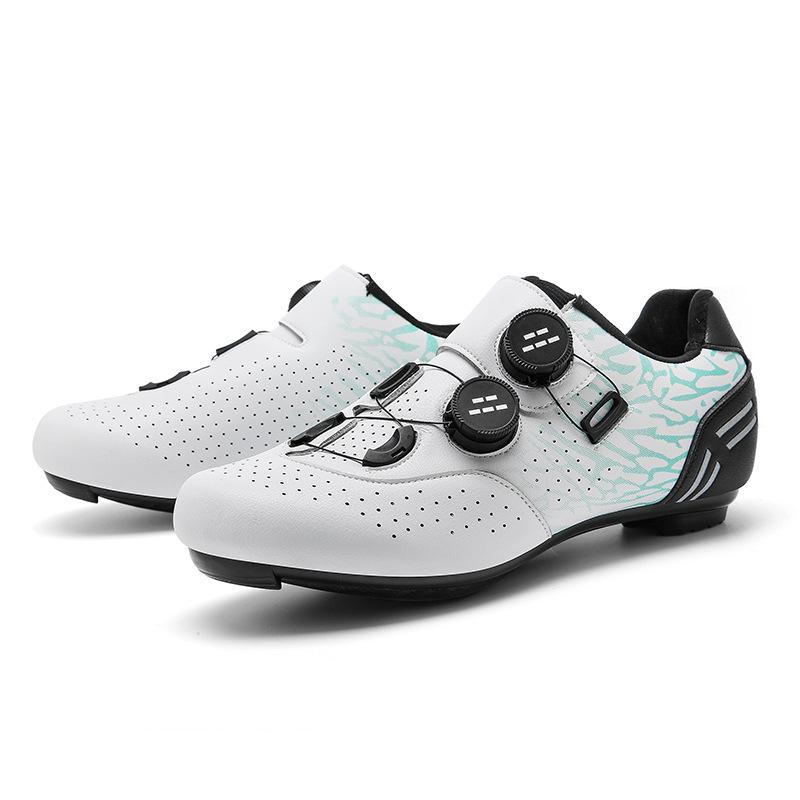Neue Outdoor-Fahrradschuhe Drehverschluss Fahrradschuhe Rennrad-Lock Mountain-Lock Entriegelt Fahrradschuhe