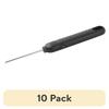 15 Inch Stainless Steel Barbecue Spatula 10 Pack with Detachable Handle Perfect Grilling Flipping Cooking Baking Gift Idea