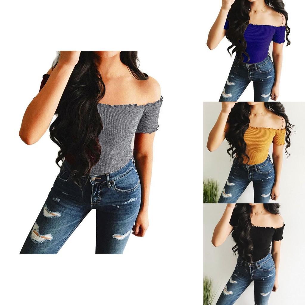 Elegantes Damen Sommer Casual Off-Shoulder Tanktop Weste Bluse Für Mühelosen Stil