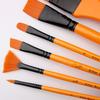6pcs/set Flexible Brushstrokes Watercolor Paint Brush Wall Painting Paint Brush  Water Powder