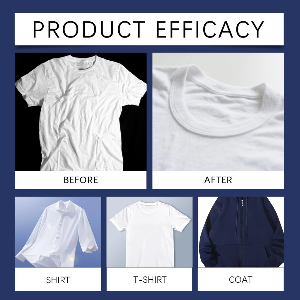 Jakehoe Clothes Wrinkle Removal Spray No-iron, fast smoothing for a variety of fabrics, suitable for business trips and travel essentials