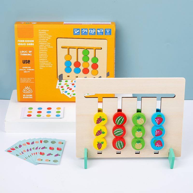 Multicolor Animal Memory Chess: Early Childhood Logic Training Game