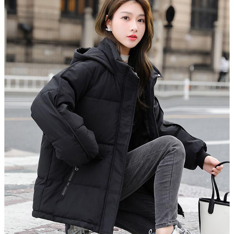 Padded Jacket Foreign Style New Winter Hooded Shoulder Sleeve Cotton Jacket Fashion Thickened Warm Padded Jacket