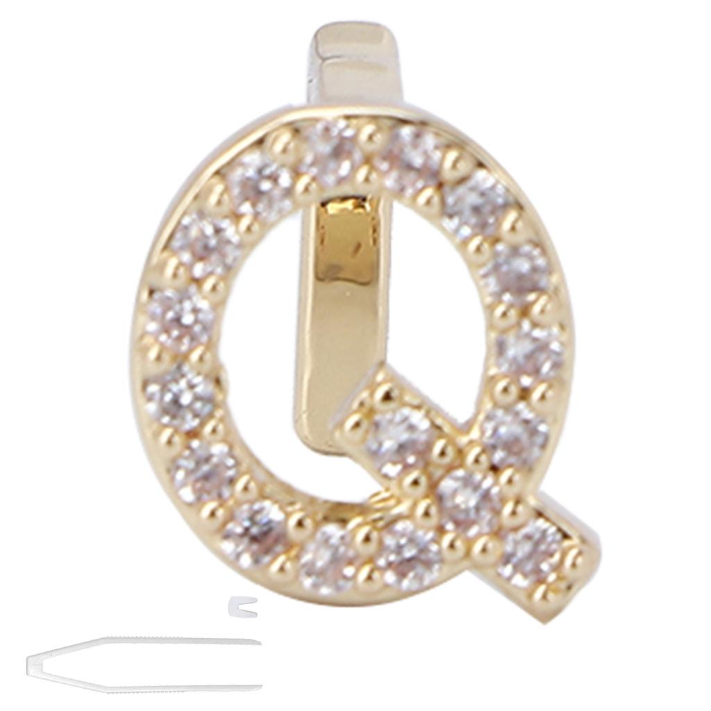 Plated English Letter Teeth Brace Copper Teeth Decoration for Halloween Party Performance