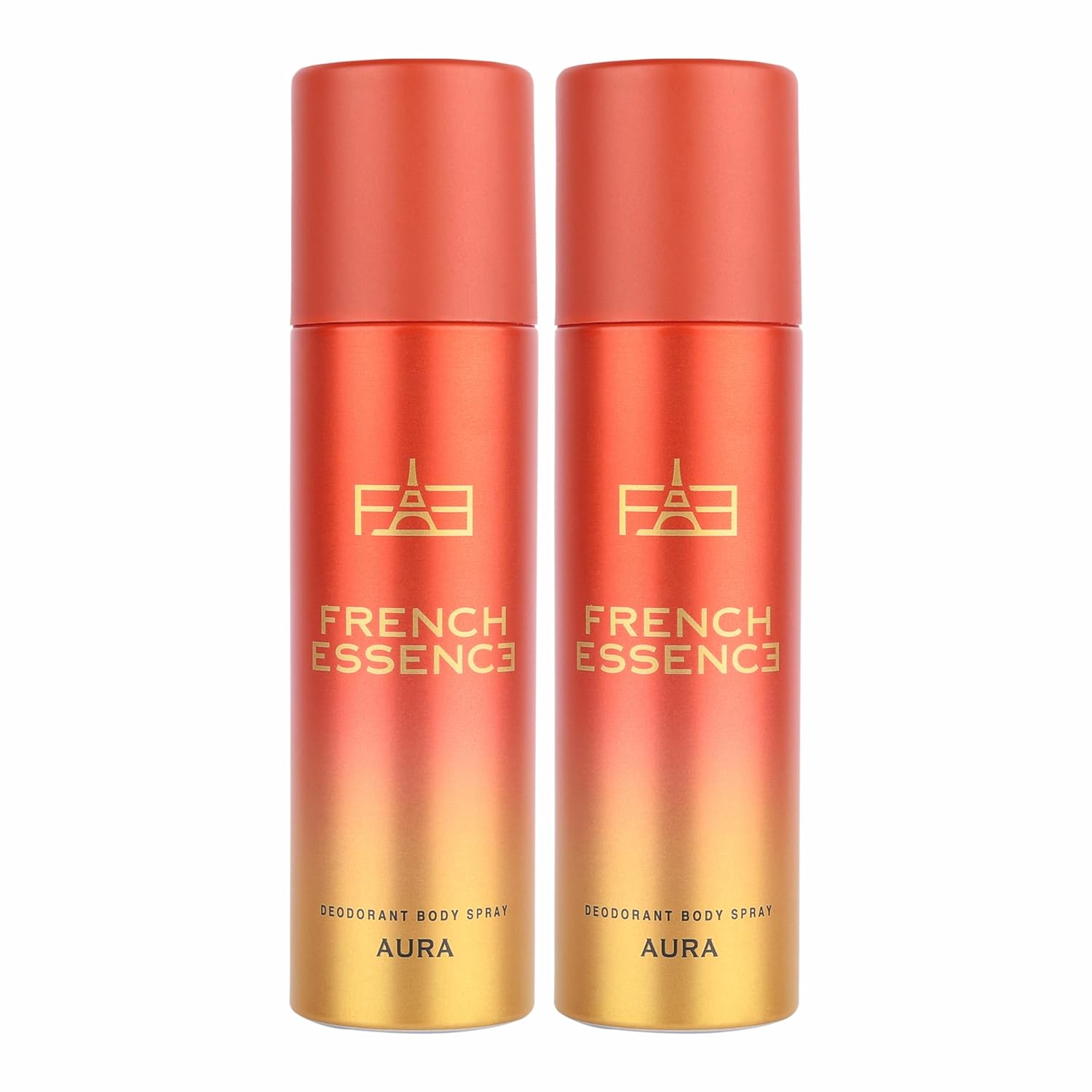 

French Essence Aura Deodorant Body Spray For Women Pack Of 2 X 150ml - 5.07 Fl.oz. Each M чистий