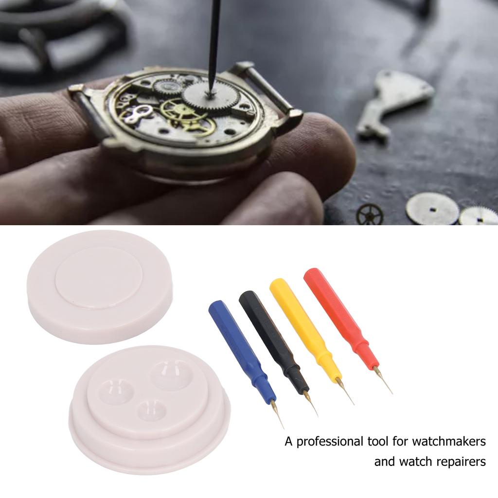 Watch Oil Cup Pin Set Simple Operation Compact Size Portable Watch Oiler Pen Repair Maintenance Kit