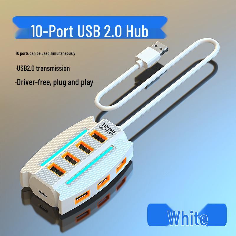 One-Drag-Ten Multi-Port USB Hub Expansion Dock for Laptops