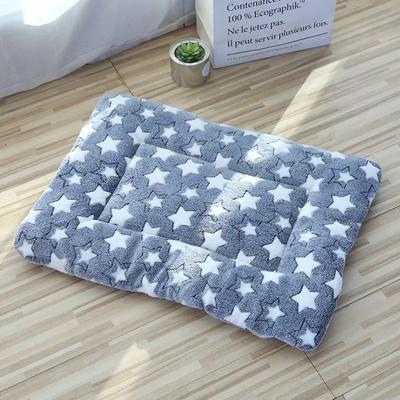 Waschbare Warme Bärenmuster Decke Haar Verdickte Deckenunterlage Bett Zuhause Haustierbedarf Fleece Haustier Schlafmatte Hundebett Katze Weich