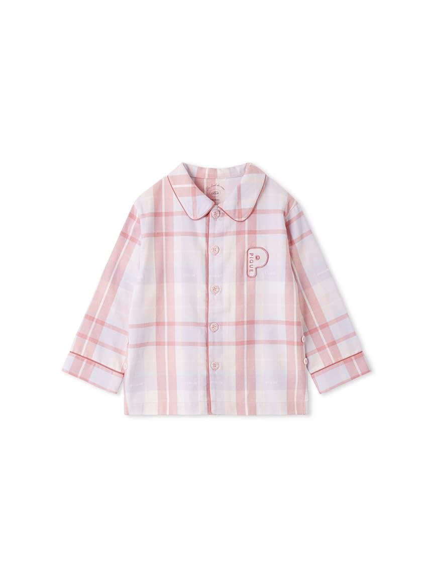 

Клетчатая рубашка PKFT255347PNK120 [ДЕТСКАЯ] розовый
