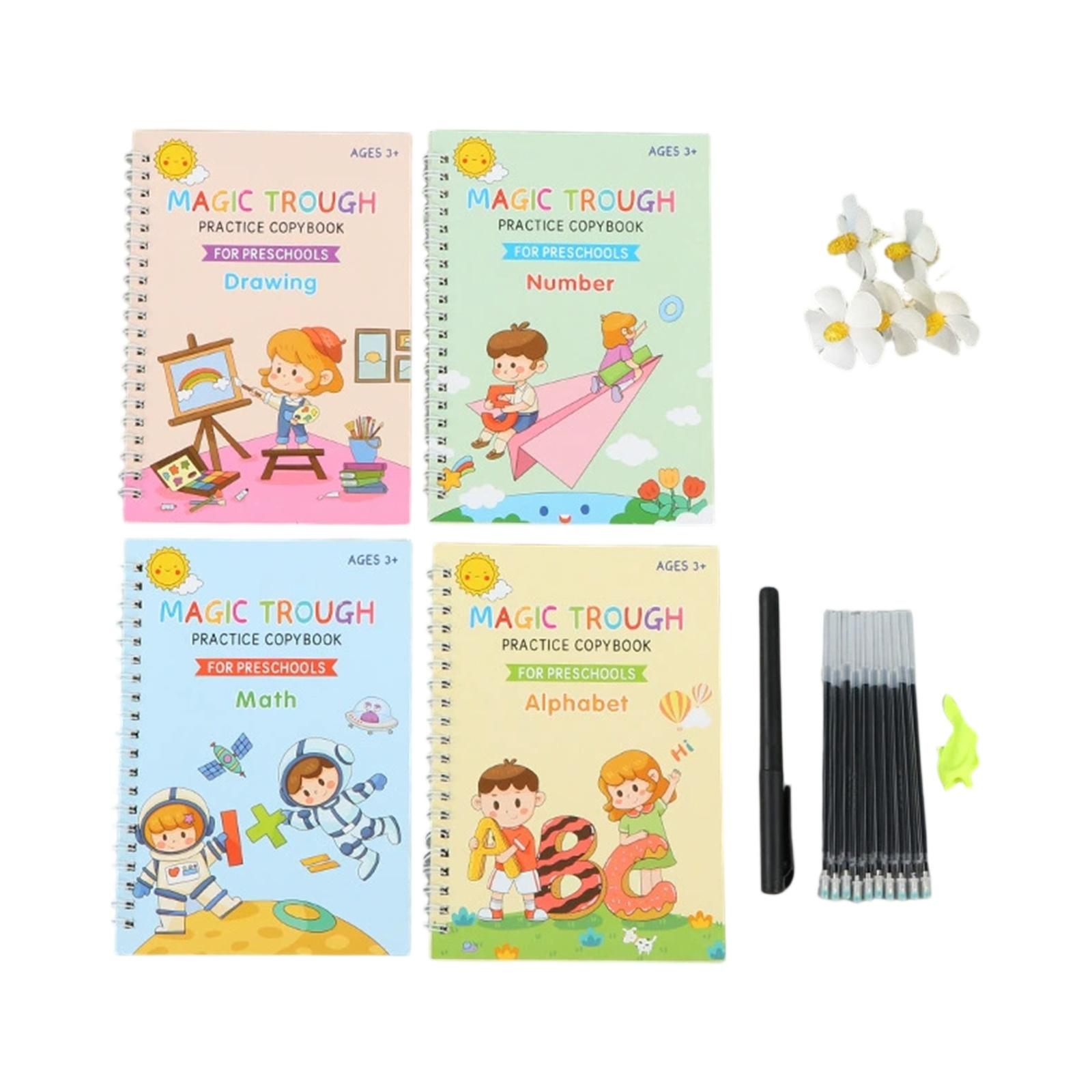 

Планшеты для отработки персонажей Детские планшеты для отработки персонажей Веселые математические расчеты Рисование Вводная книга по обучению управлению ручкой 15 мл One Size