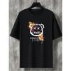 European sizesSpring/Summer Short-Sleeve T-Shirt American Fashion Trendy Brand Print Men'S Teenager Spring/Summer Round Neck
