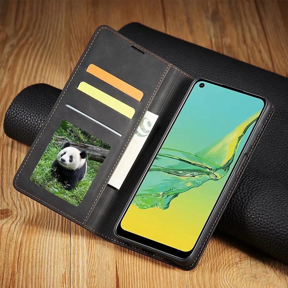 Wallet Leather Case for Samsung Galaxy S25 S24 S23 S22 S21 S20 FE Ultra Plus S10 A16 A15 A14 A56 A55 A54 A53 A52s 5G Flip Cover