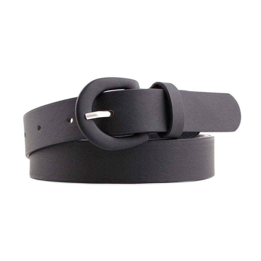 Vintage Casual Trouser Dress Belts Horseshoe Buckle Waistband Leather Belt Decorative Waist Strap