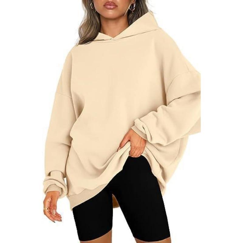 Pullover con cappuccio da donna europeo e americano, oversize, largo, casual, maglione con velluto