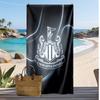 Asciugamano da Spiaggia con Stampa del Newcastle United Football, Asciugamano Grande Morbido ad Asciugatura Rapida per Spiaggia Campeggio Nuoto