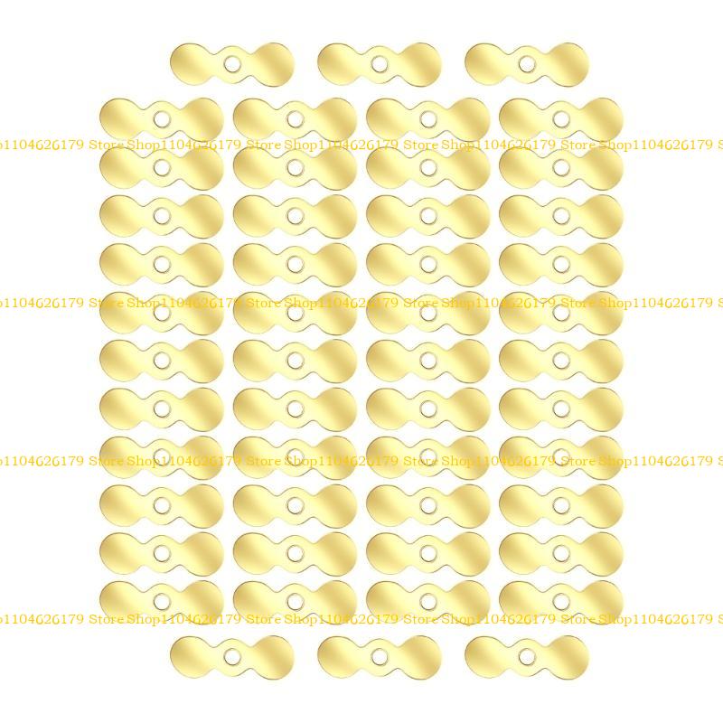 A1A2 50Pcs Fishing Propellers Slices Lures Replacement Fly Propeller Fishing Lures