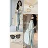 2025 Spring Korean Minimalist Women's Trench Coat: Relaxed, Fashionable, and Casual for Commuting