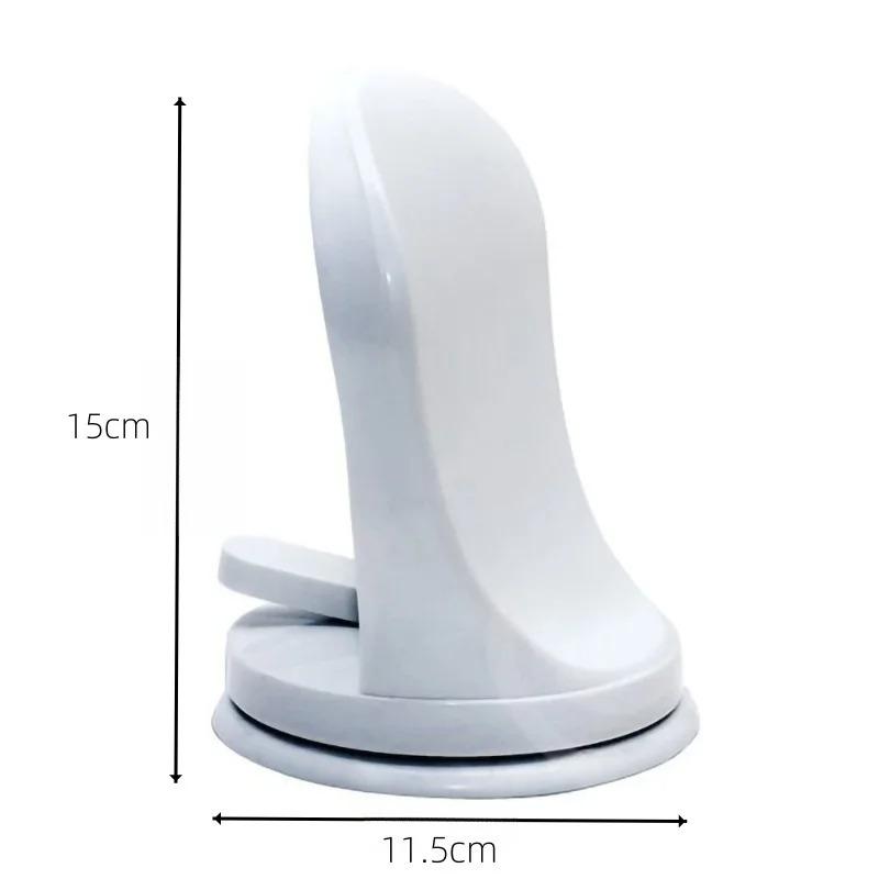 

1pcs Plastic Bathroom Step Stool with Suction Cups - Non-Slip Shower Foot Pedal Bathtub Stool for Home Bath Safety