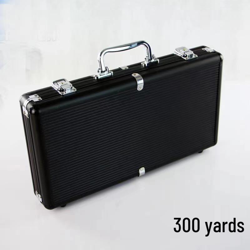 

Black Aluminum Alloy Poker Chip and Dice Storage Case Set