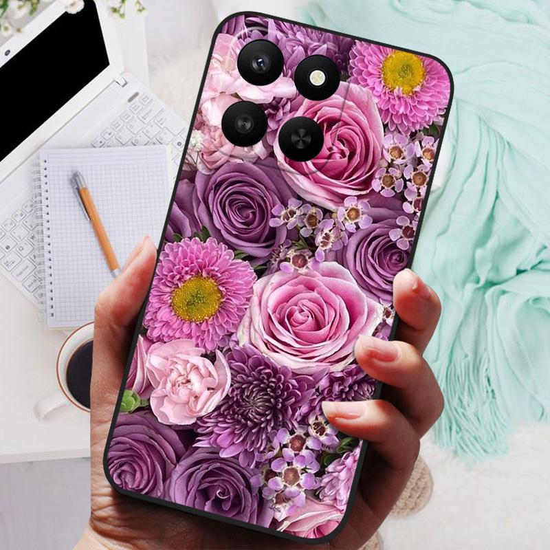 For Honor 400 Smart Case NEW TPU Silicone Shockproof Cat Phone Cover For Honor X7d 4G 5G / Play 10T 5GFunda Printing Soft Coque