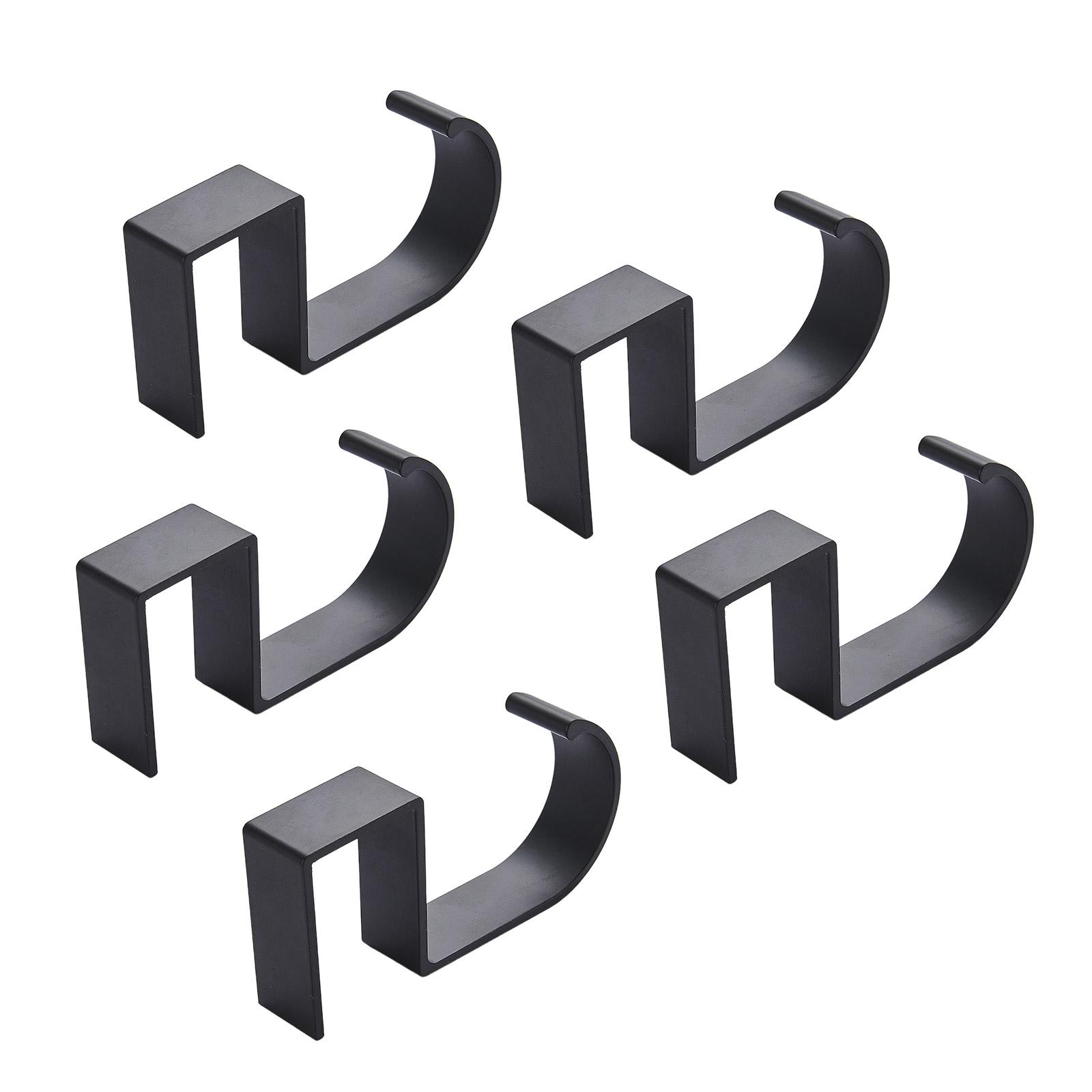 

Portable Desk Edge Hook Cute Portable Desktop Hook Purse Hook Strong Load-bear Table Handbag Hangers Desktop Purse Hooks чёрный