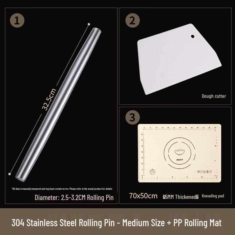 316L Stainless Steel Rolling Pin