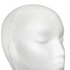 Mannequin Head Non-slip Abstract Foam Manikin Head Model Wig Hair Glasses Display Stand for Indoor