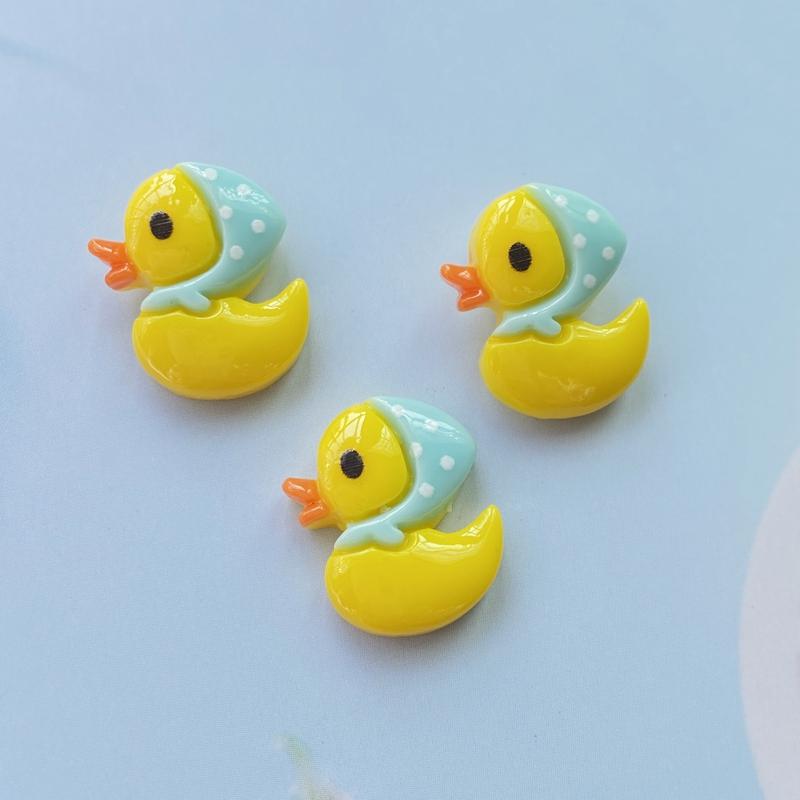 20pcs Resin Lovely Mix Colorful Mini Duckling Flatback Cabochon Stone  Scrapbook DIY Decor Home Figurine Crafts