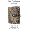 Hocus Pocus Buch der Zaubersprüche Leder Journal Deckle Edge Papier Drittes Auge Grimoire Journal Vintage Leder Journal Buch der Schatten Journal