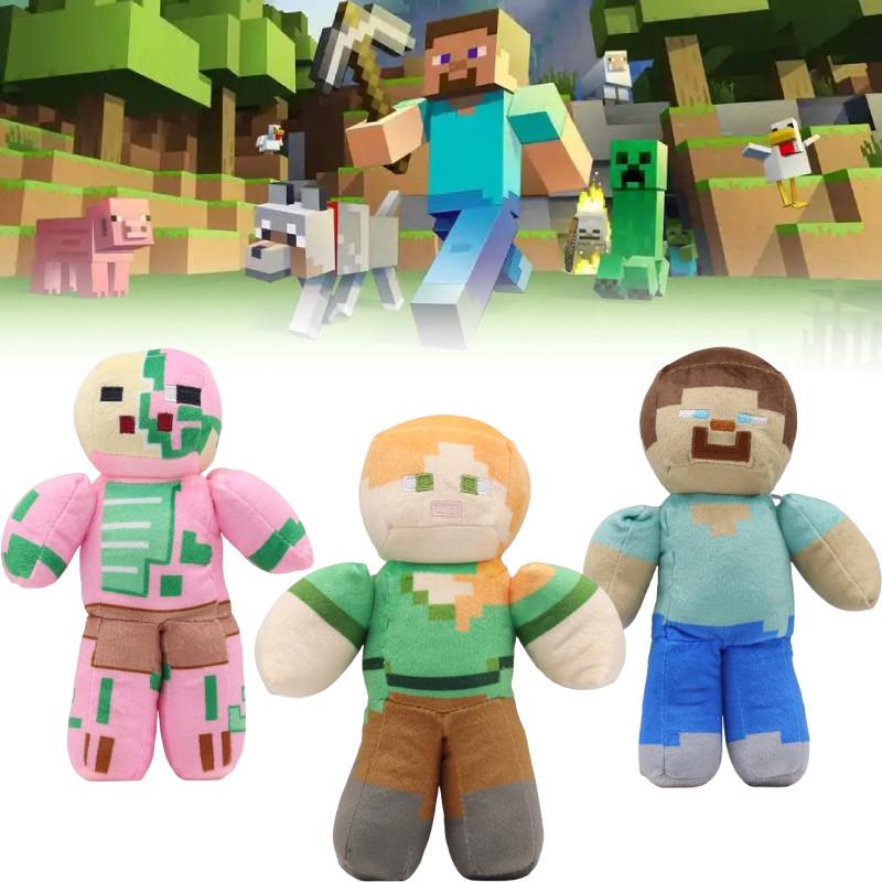 Pluszowa Zabawka Lalka Mieszkaniec Minecraft Dla Kolekcjonerów I Fanów