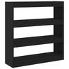 Bookshelf Black Oak Look 100 x 30 x 103 cm