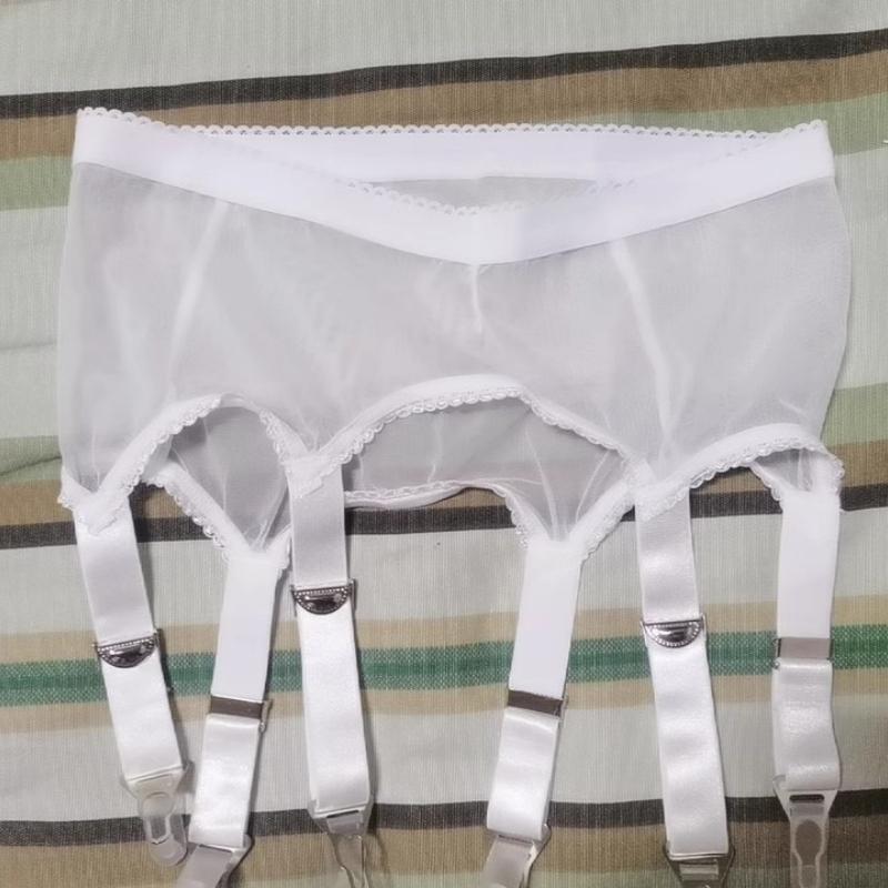 

Ультратонкий сетчатый прозрачный пояс для чулок Женское сексуальное дышащее нижнее белье Косплей Сочетание Белье One Size