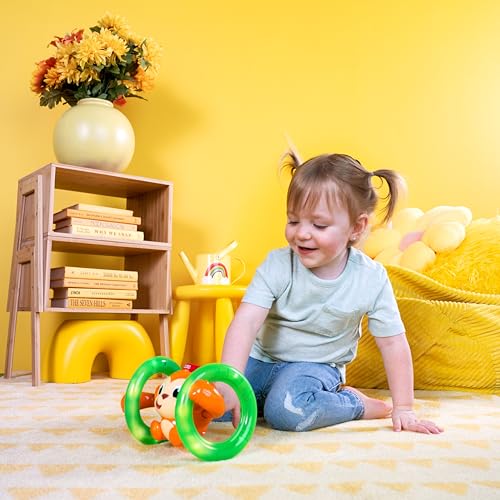 Bright Starts Roll & Grow Monkey (6 months and up) Crawling & Chasing Game, 52181
