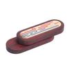 Wood Metal Haptic Slider Fingertip Toy Mechanical Push Card Toy Portable Fingertip Slider Toy for Of