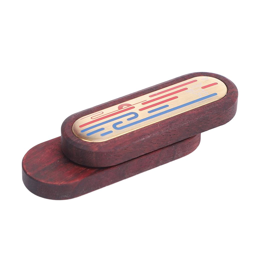 Wood Metal Haptic Slider Fingertip Toy Mechanical Push Card Toy Portable Fingertip Slider Toy for Of