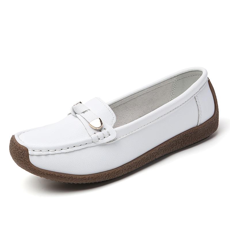 Plus Size Women's Slip-On Moccasins - Soft Sole, Lightweight, Casual Flats for Moms
