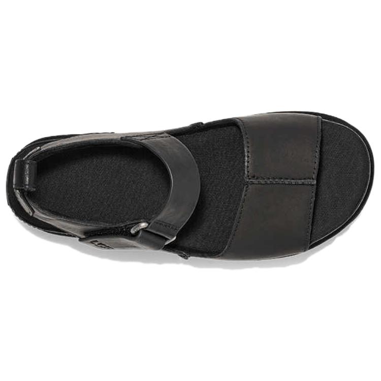 UGG Goldenstar Sandali Donna Pelle di Mucca Nera con Una Fascia 1167364BLK |